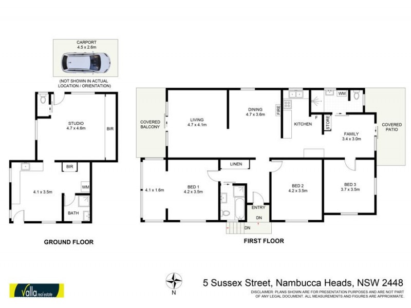 5 Sussex Street, Nambucca Heads NSW 2448 Floorplan