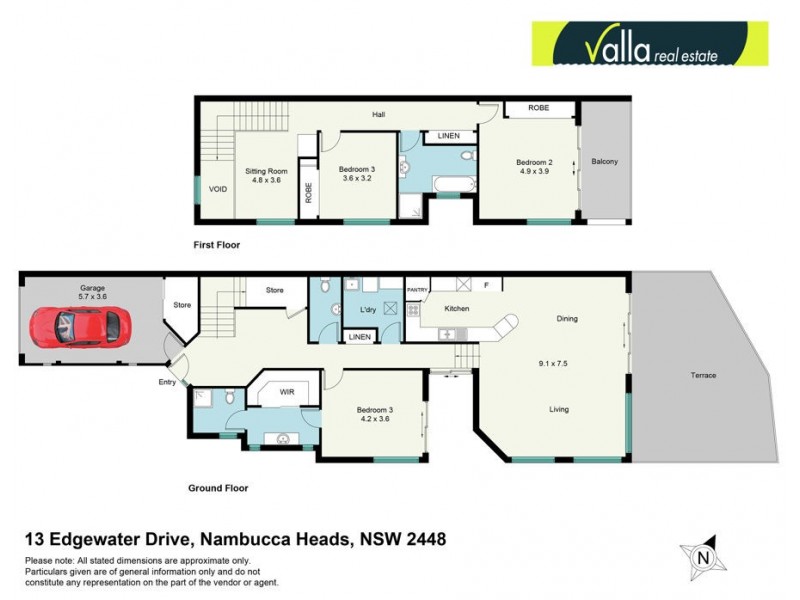 13 Edgewater Drive, Nambucca Heads NSW 2448 Floorplan