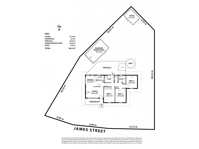 1 James Street, Mount Barker SA 5251 Floorplan