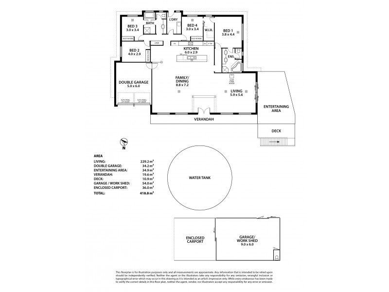 39 Wirrinilla Drive, Macclesfield SA 5153 Floorplan
