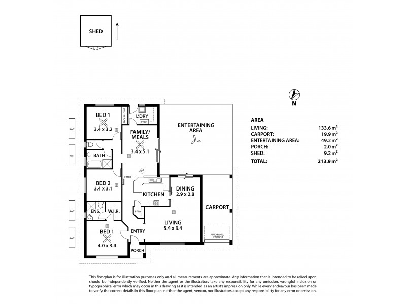 5 St Georges Court, Morphett Vale SA 5162 Floorplan