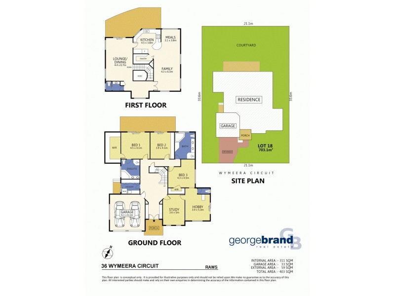 36 Wymeera Circuit, Wyee Point NSW 2259 Floorplan