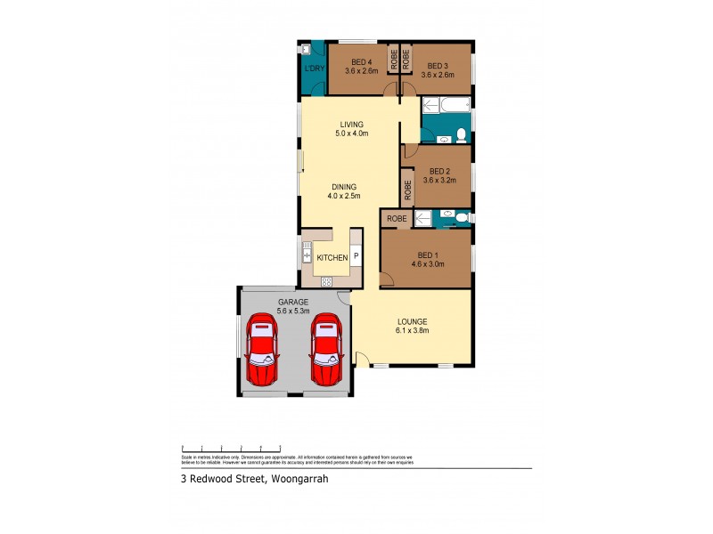 3 Redwood Street, Woongarrah NSW 2259 Floorplan