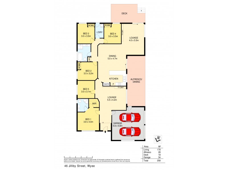 46 Jilliby Street, Wyee NSW 2259 Floorplan
