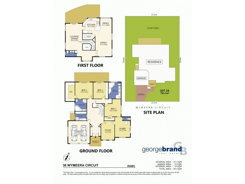 36 Wymeera Circuit, Wyee Point NSW 2259 Floorplan