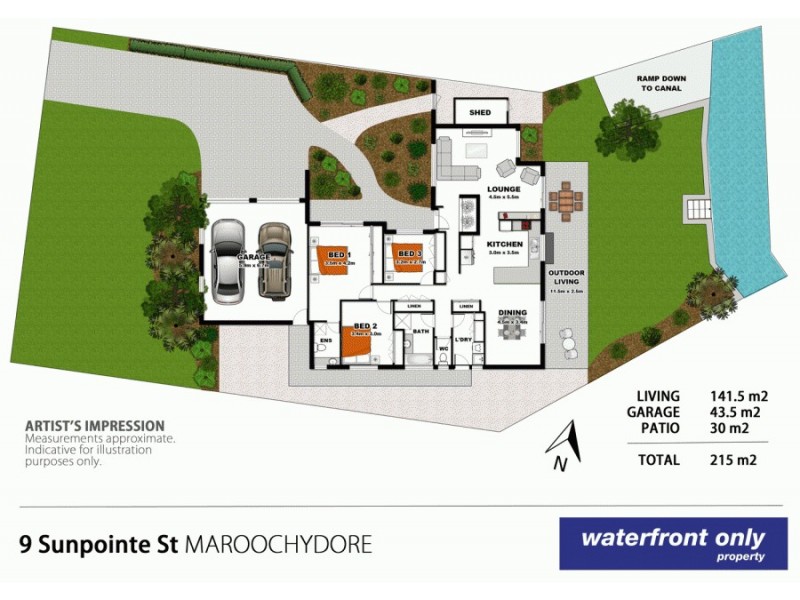 9 Sunpointe Street, Maroochydore QLD 4558 Floorplan