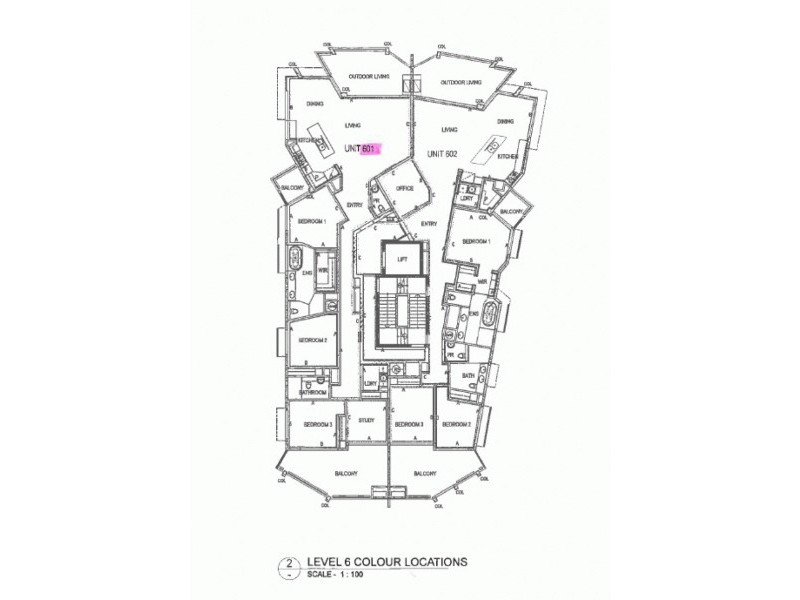 601/42 Riva, Duporth Avenue, Maroochydore QLD 4558 Floorplan