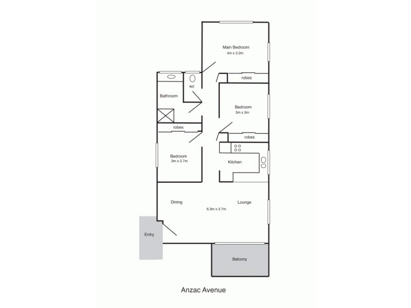7 ‘Binya Court’ 14-18 Anzac Avenue, Maroochydore QLD 4558 Floorplan