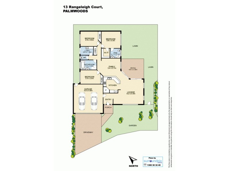 13 Rangeleigh Court, Palmwoods QLD 4555 Floorplan