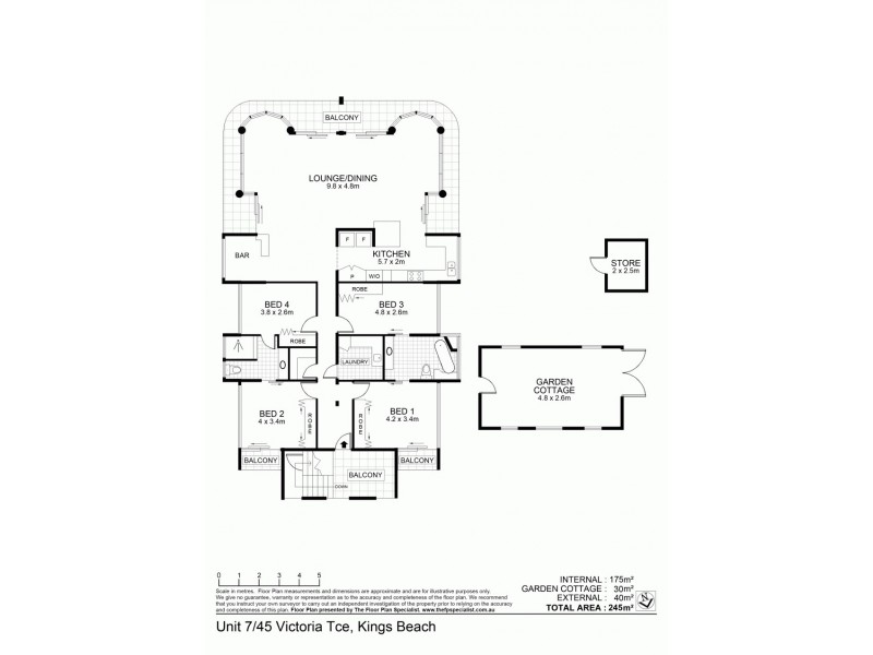 7/45 Victoria Terrace, Kings Beach QLD 4551 Floorplan