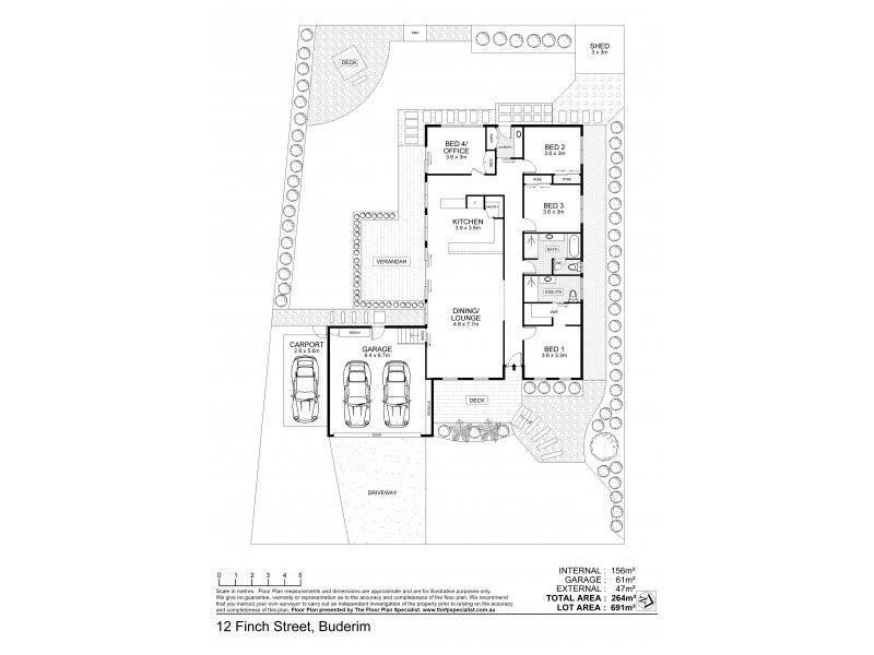 12 Finch Street, Buderim QLD 4556 Floorplan