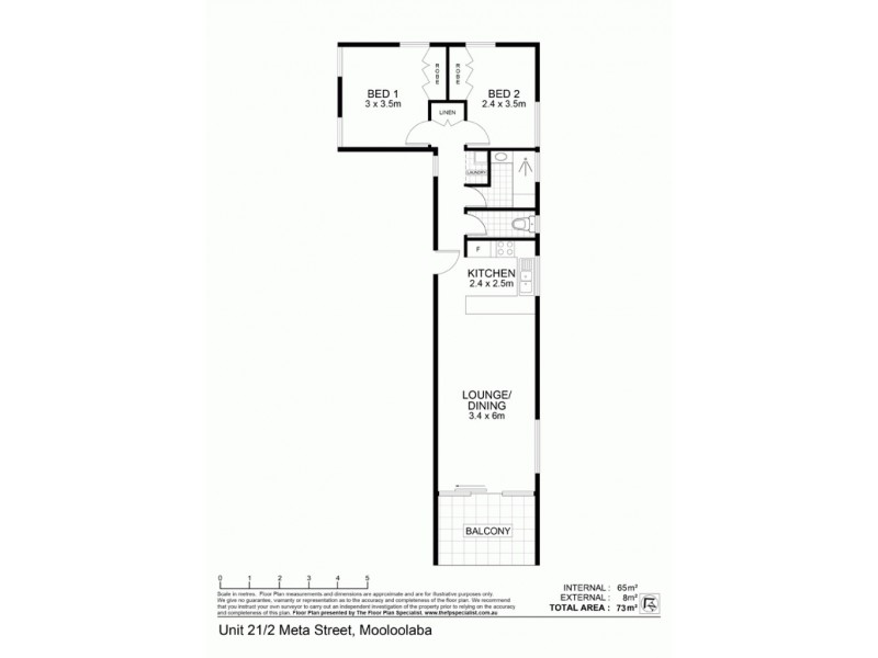 21/2 Meta Street, Mooloolaba QLD 4557 Floorplan
