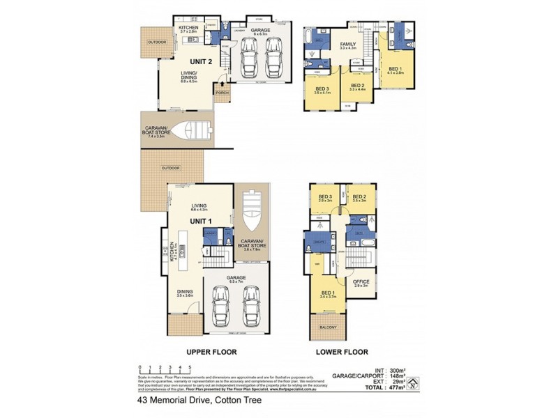 1 & 2/43 Memorial Avenue, Maroochydore QLD 4558 Floorplan