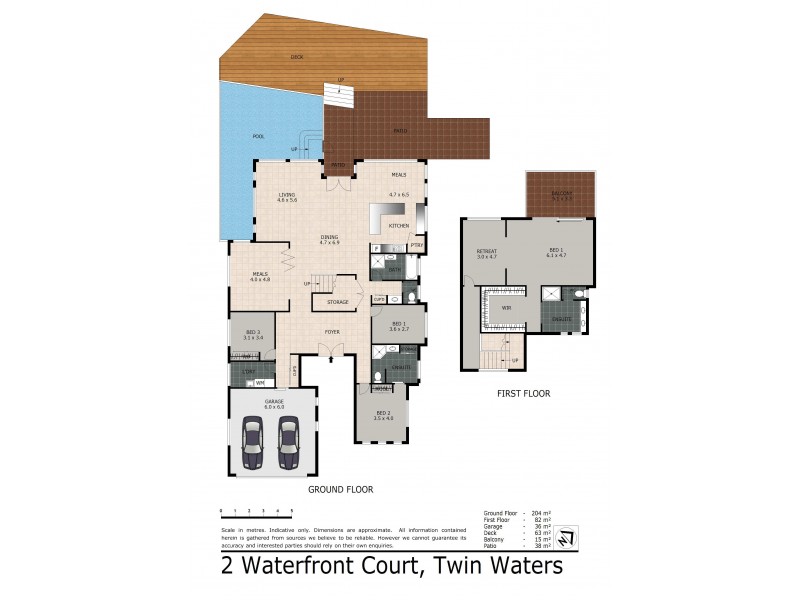 2 Waterfront Court, Twin Waters QLD 4564 Floorplan