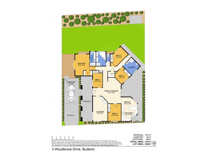 3 Woodbrook Drive, Buderim QLD 4556 Floorplan