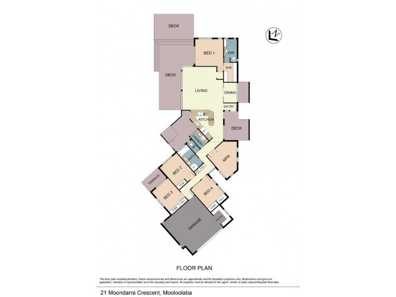 21 Moondarra Crescent, Mooloolaba QLD 4557 Floorplan