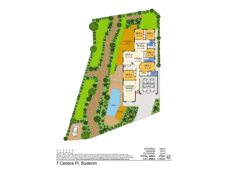 7 Cedara Place, Buderim QLD 4556 Floorplan