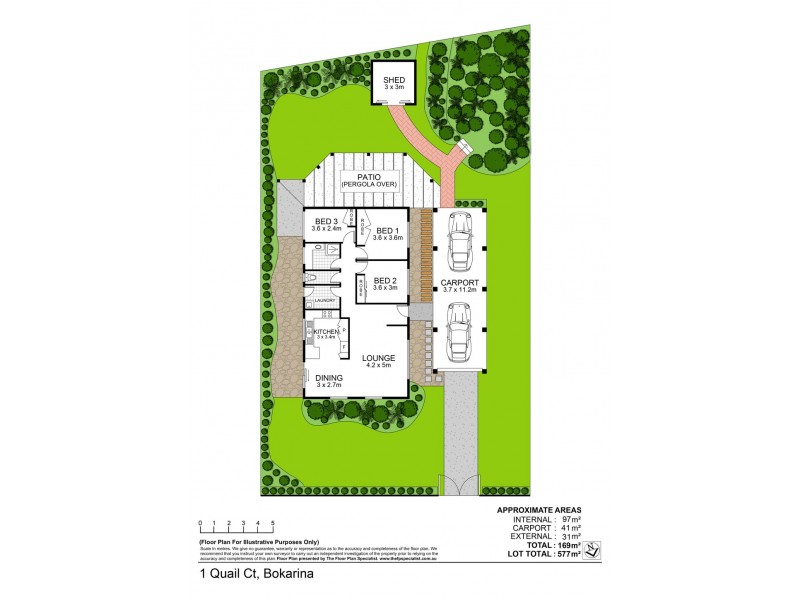 1 Quail Court, Bokarina QLD 4575 Floorplan
