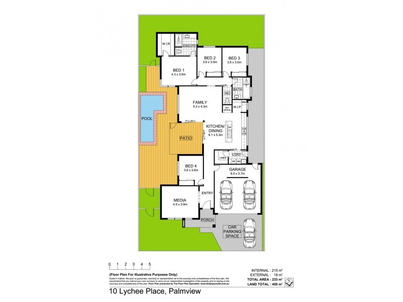 10 Lychee Place, Palmview QLD 4553 Floorplan