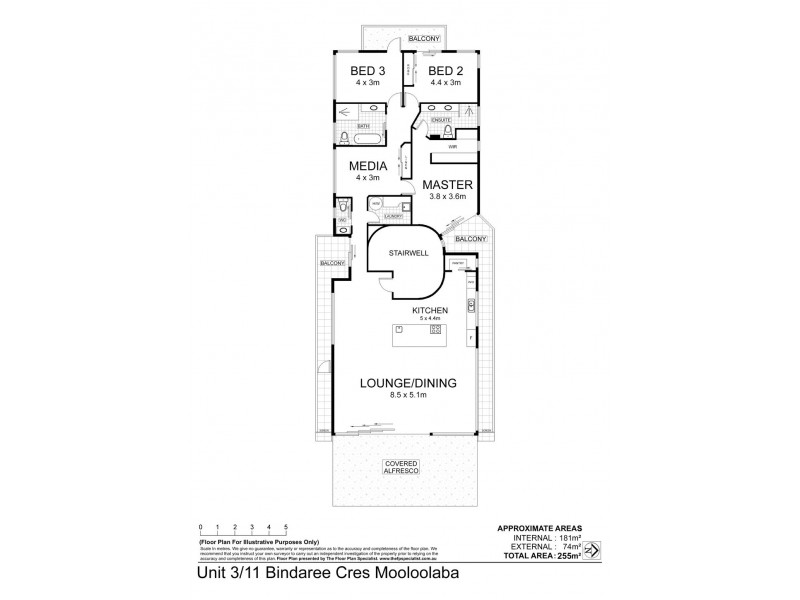 3/11 Bindaree Crescent, Mooloolaba QLD 4557 Floorplan