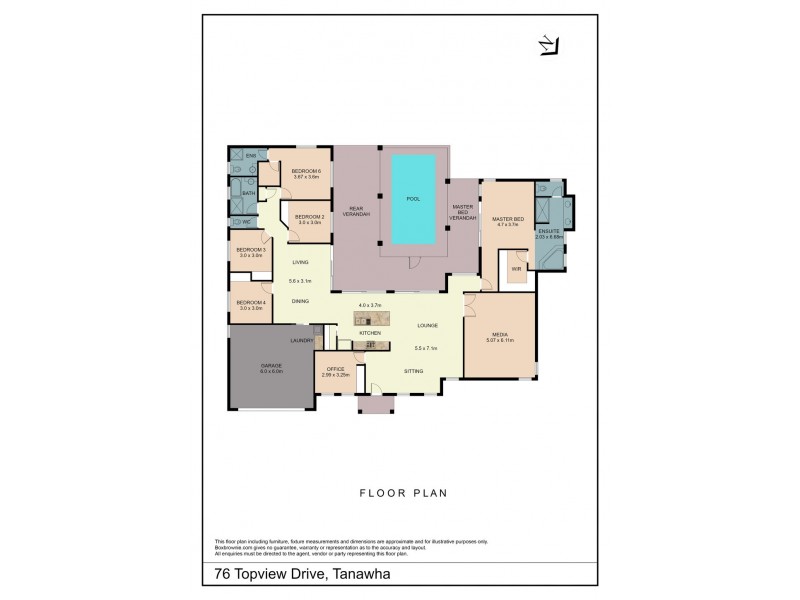 76 Topview Drive, Tanawha QLD 4556 Floorplan