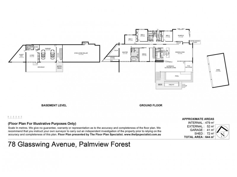 78 Glasswing Avenue, Palmview QLD 4553 Floorplan