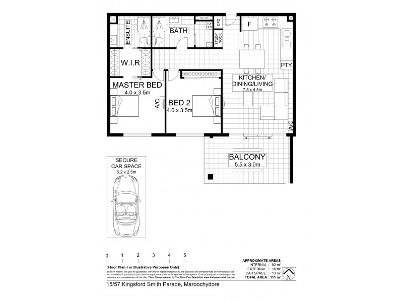 15/57 Kingsford Smith Parade, Maroochydore QLD 4558 Floorplan