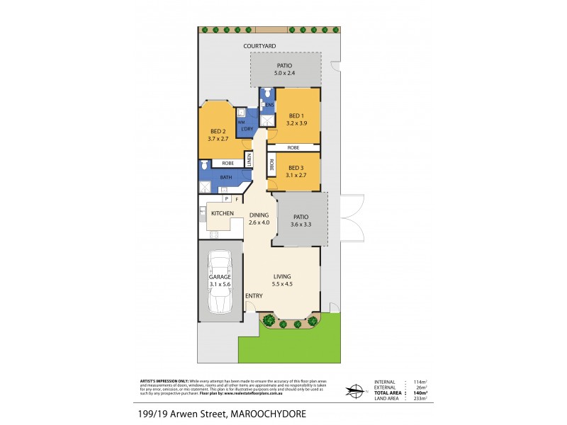199/19 Arwen Street, Maroochydore QLD 4558 Floorplan