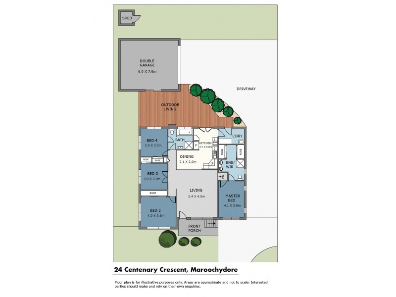 24 Centenary Crescent, Maroochydore QLD 4558 Floorplan