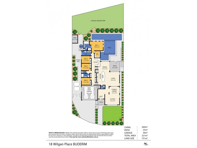18 Wilgan Place, Buderim QLD 4556 Floorplan