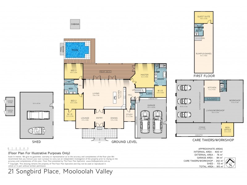 21 Songbird Place, Mooloolah Valley QLD 4553 Floorplan