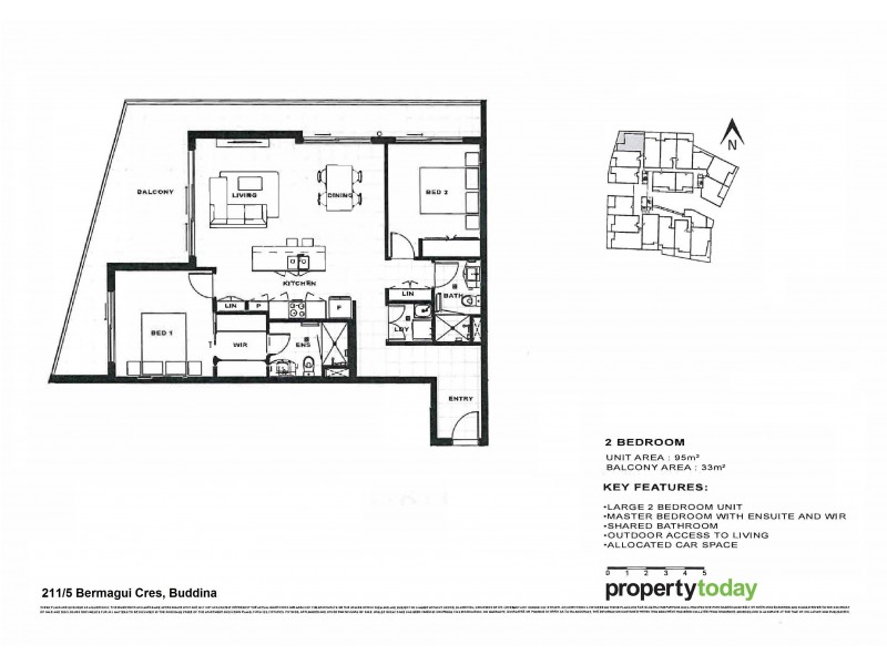 211/5 Bermagui Crescent, Buddina QLD 4575 Floorplan