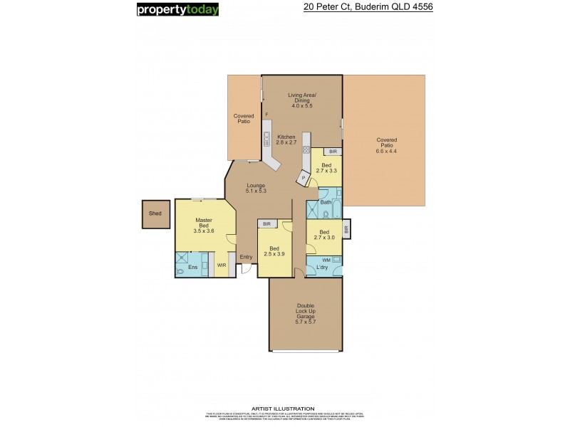 20 Peter Court, Buderim QLD 4556 Floorplan