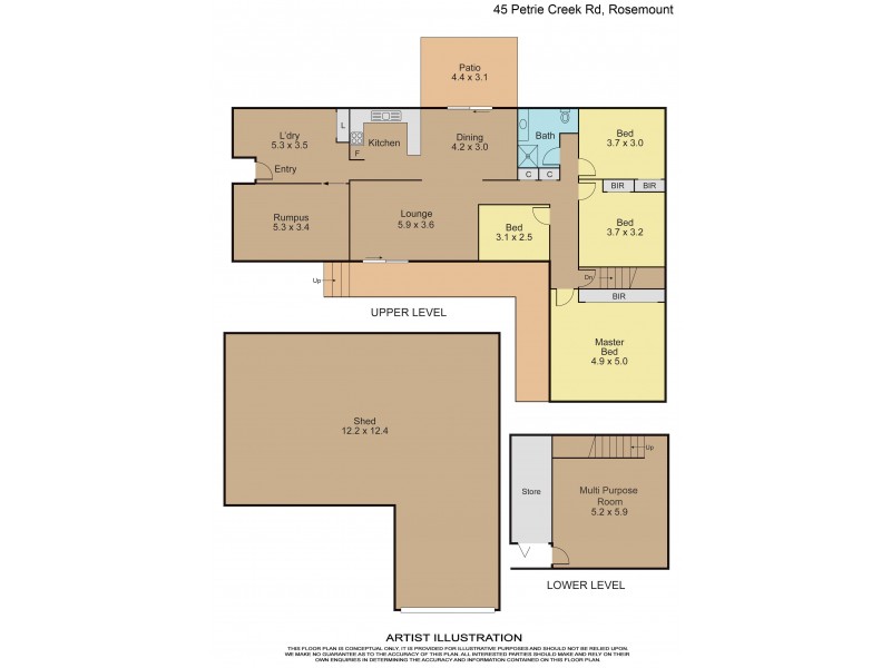45 Petrie Creek Road, Rosemount QLD 4560 Floorplan