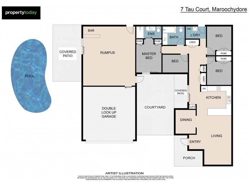 7 Tau Court, Maroochydore QLD 4558 Floorplan