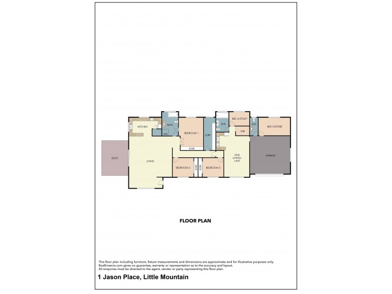 1 Jason Place, Little Mountain QLD 4551 Floorplan