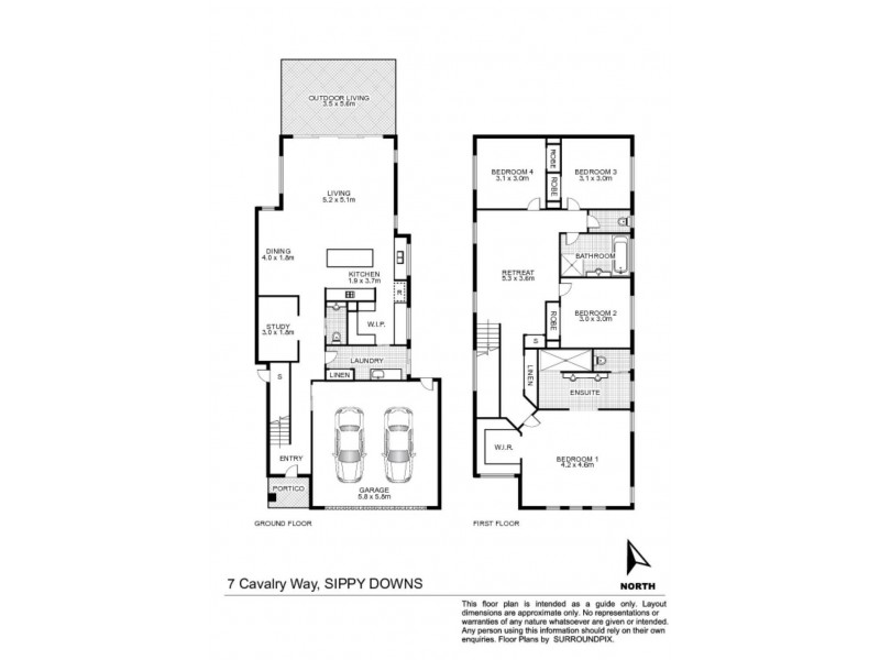 7 Cavalry Way, Sippy Downs QLD 4556 Floorplan