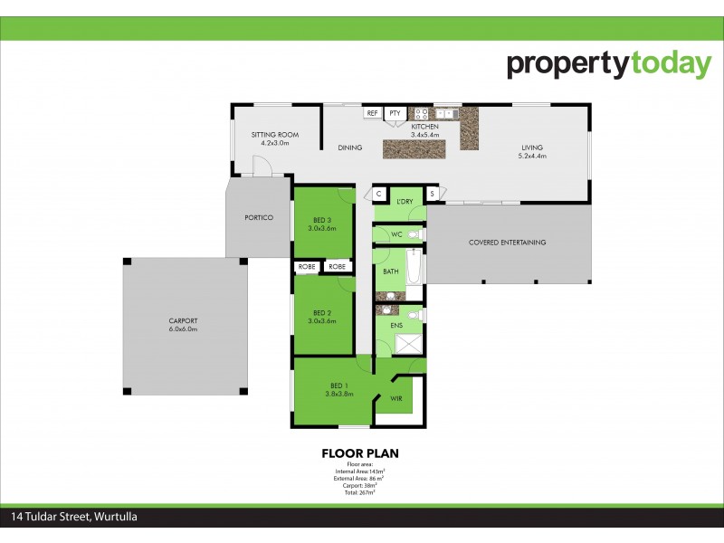 14 Tuldar Street, Wurtulla QLD 4575 Floorplan