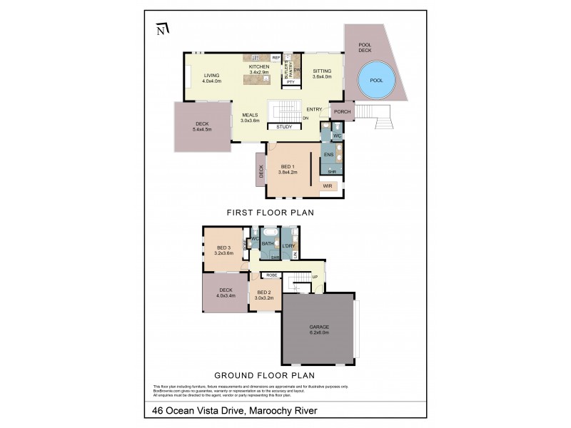 46 Ocean Vista Drive, Maroochy River QLD 4561 Floorplan
