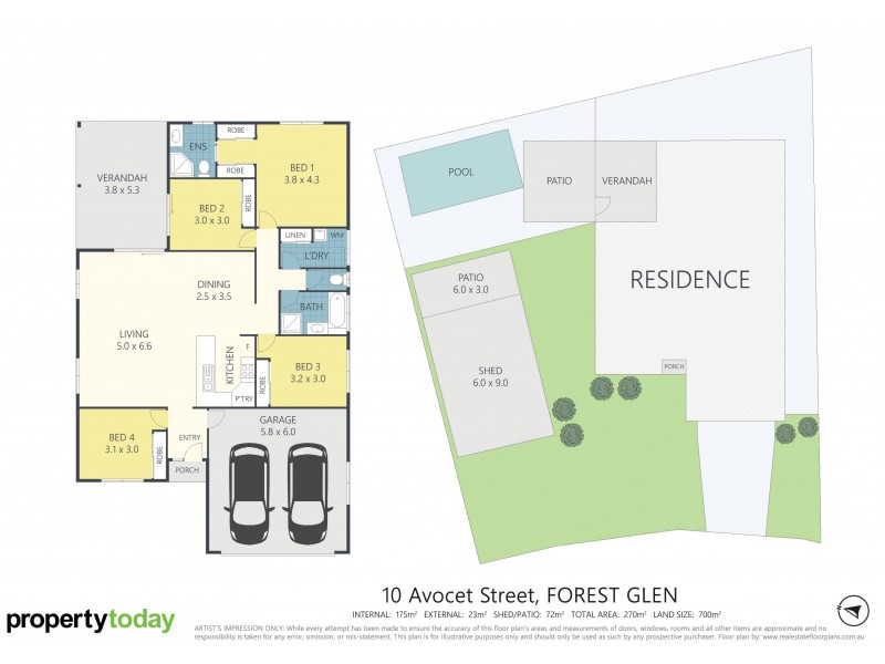 10 Avocet Street, Forest Glen QLD 4556 Floorplan