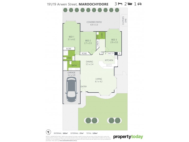 191/19 Arwen Street, Maroochydore QLD 4558 Floorplan