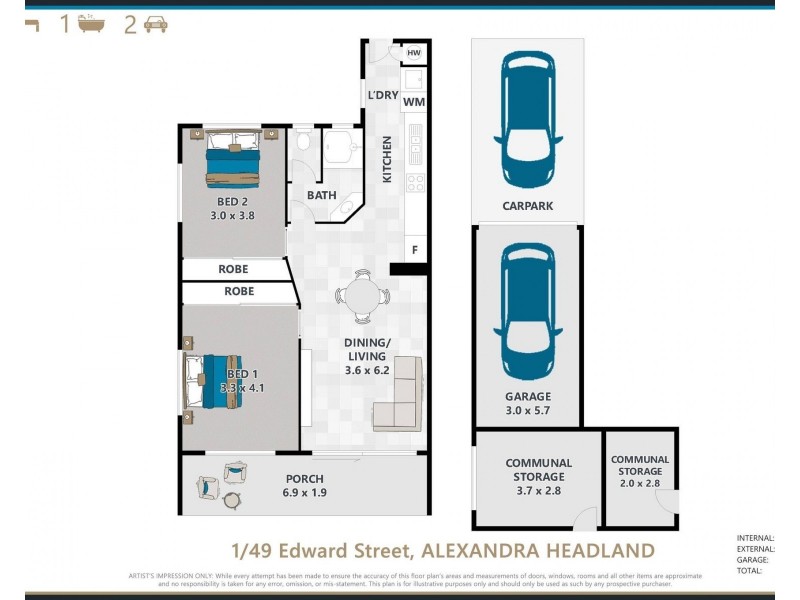 1/49 Edward Street, Alexandra Headland QLD 4572
