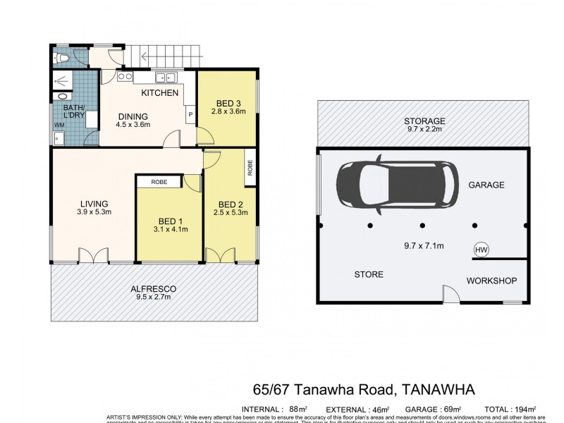 65-67 Tanawha Road, Tanawha QLD 4556