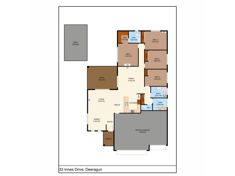 33 Innes Drive, Deeragun QLD 4818 Floorplan
