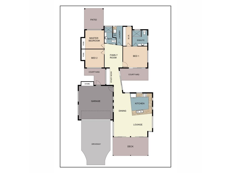 46 Lakeshore Circuit, Idalia QLD 4811 Floorplan