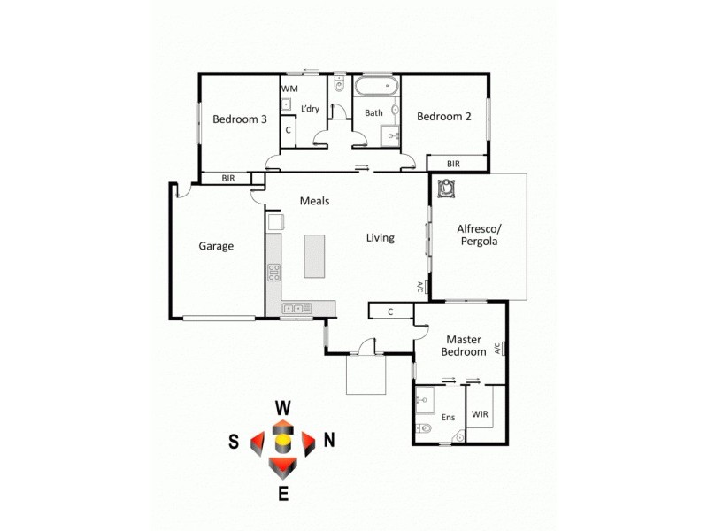 2/84 Underbank Boulervard, Bacchus Marsh VIC 3340 Floorplan