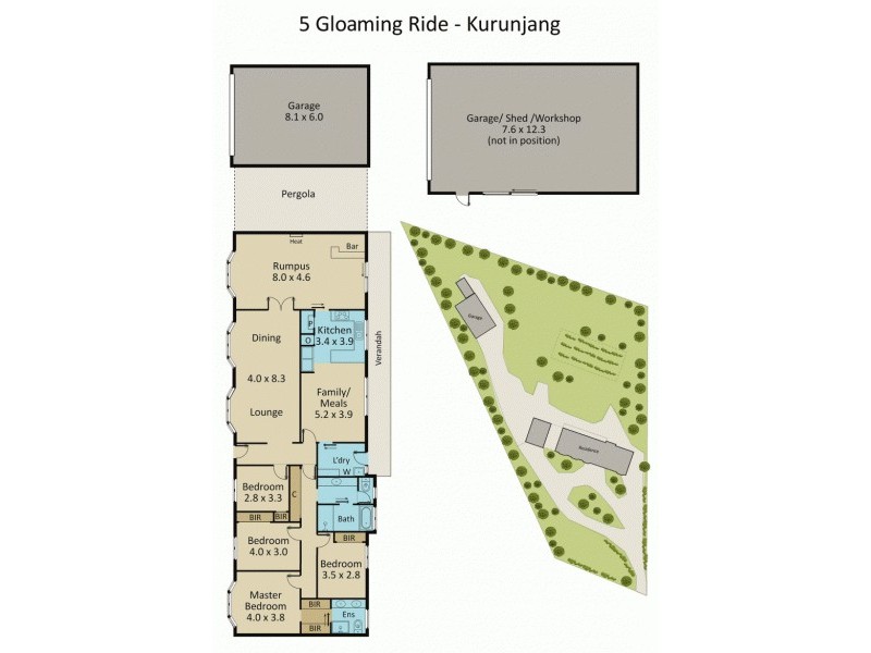 5 Gloaming Ride, Kurunjang VIC 3337 Floorplan