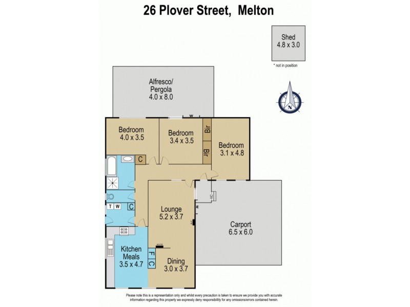 26 Plover Street, Melton VIC 3337 Floorplan