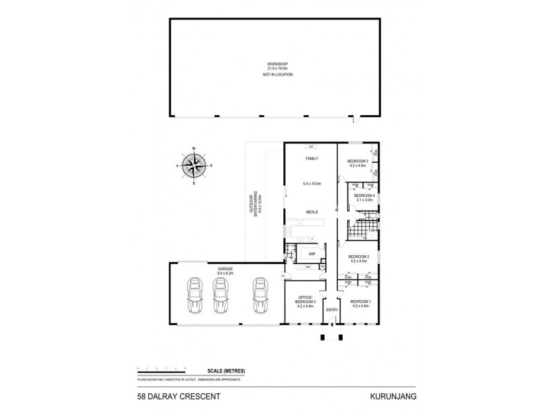 58 Dalray Crescent, Kurunjang VIC 3337 Floorplan