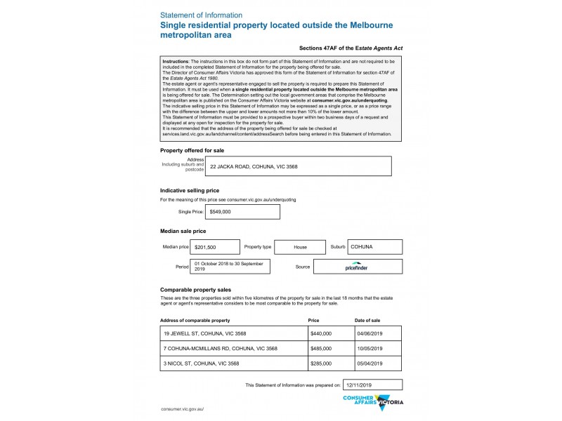 22 Jacka Road, Cohuna VIC 3568